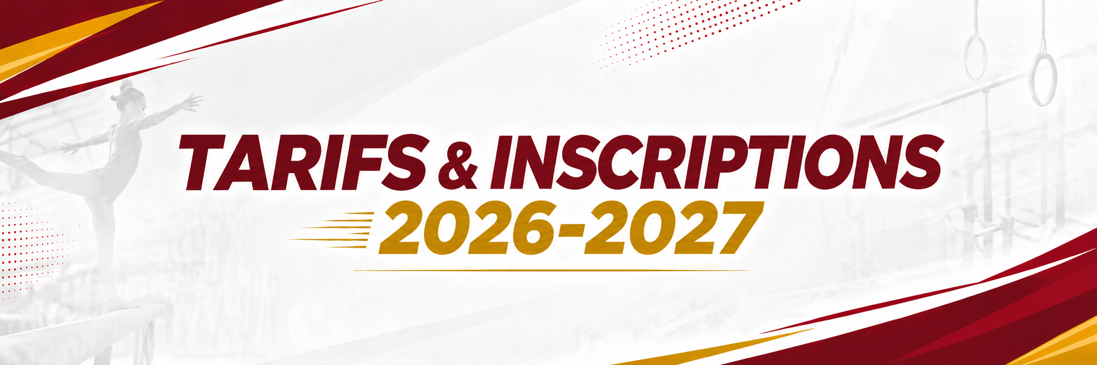 Tarifs et inscriptions CSM 2026–2027